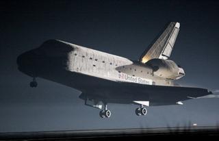 Endeavor lands after 16-day trip