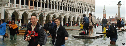 Flooding in Venice 威尼斯的水災