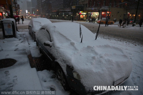 美國紐約遭遇史上最強暴風雪