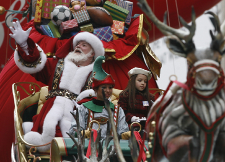 Macy's Thanksgiving day parade in New York